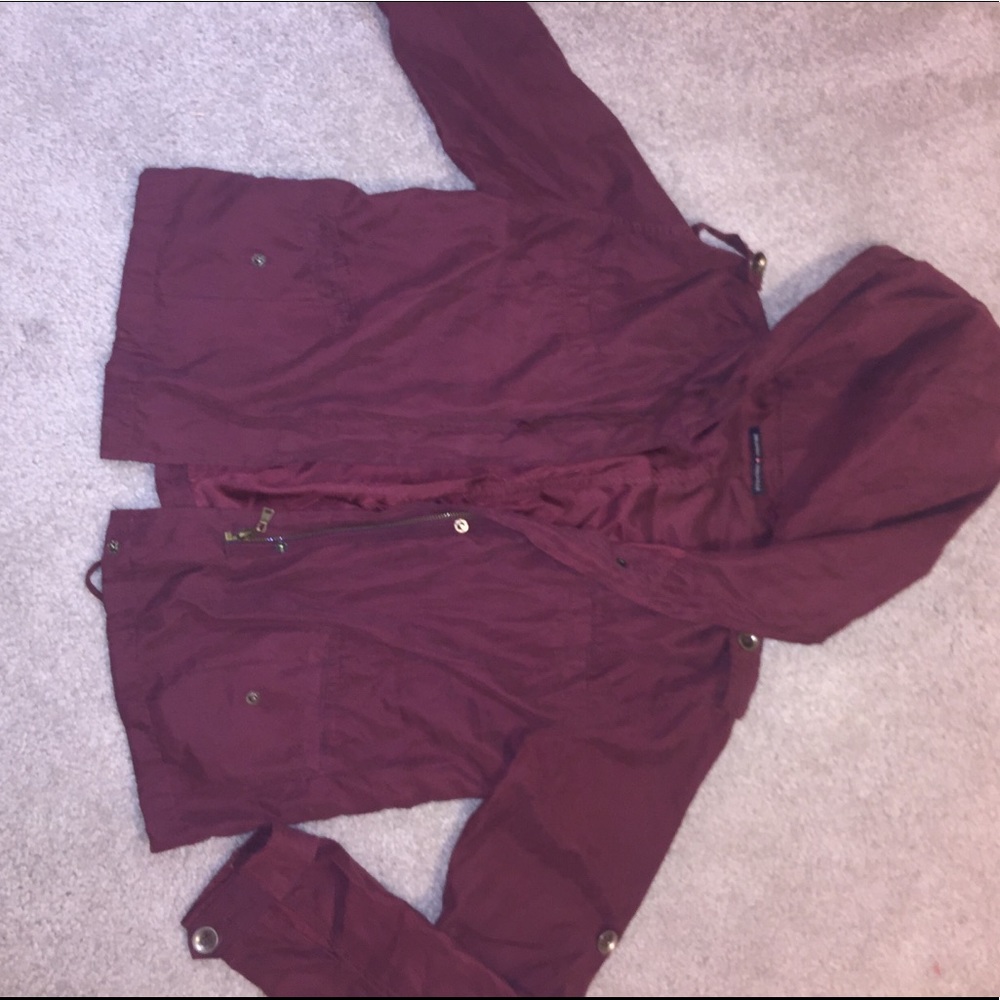 Brandy Melville Maroon Jacket